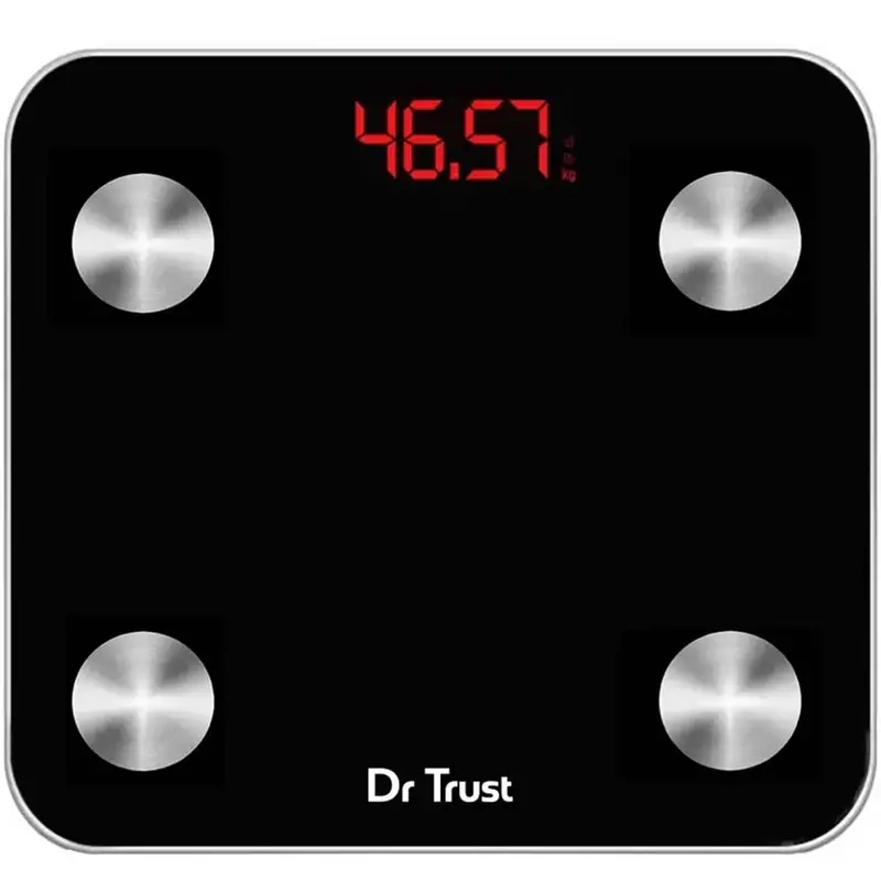 Dr Trust Usa Smart Body Composition Analyzer – Rechargeable Fat & Weight Scale With App Sync 1