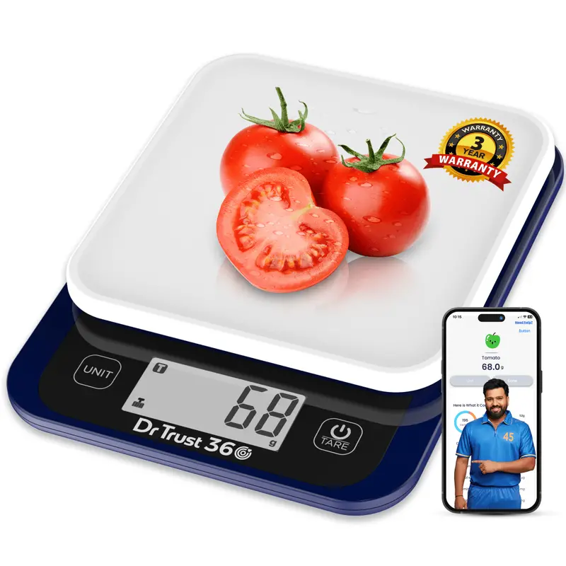 Dr Trust Usa Smart Nutrition Kitchen Scale – App-Enabled Calorie & Macro Tracking Scale (Model 530) 1