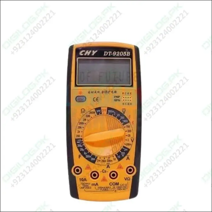 Dt-9205B Digital Multimeter – Manual Range, Lcd Display, Basic Test Functions 1