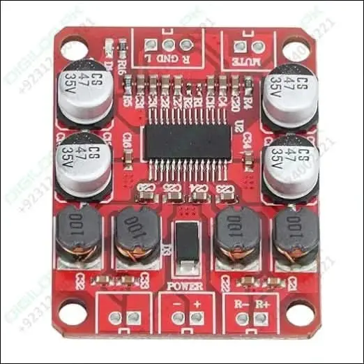 Dual-Channel Stereo Amplifier Board – 2×15W Low-Distortion Digital Audio Power Module 1