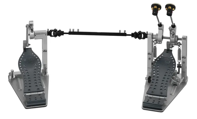 Dw Mfg Machined Direct-Drive Double Pedal With Carry Bag – Gun Metal 1