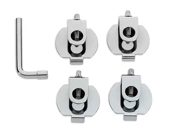Dw Smart Practice Pad Lock Set – 4-Pack For Go Anywhere Kit 1