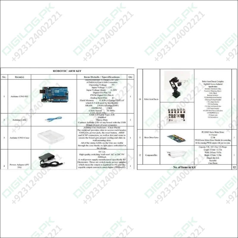 Educational Robotic Arm Kit – Punjab Government It Lab 1