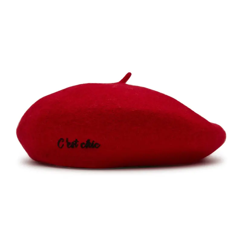 Emily In Paris Beret In Vibrant Red 1