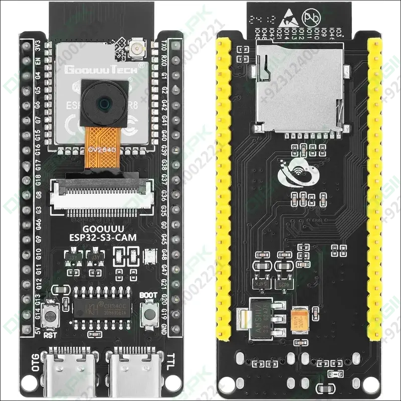 Esp32-S3 Camera Development Board With Ov3660 Sensor, Wi-Fi, Bluetooth, And Arduino Compatibility 1