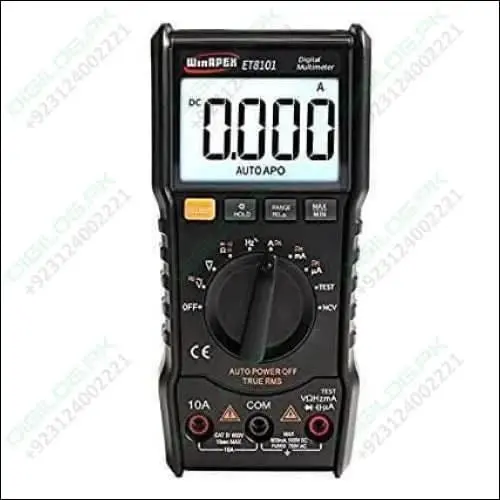 Et8101 True-Rms Digital Multimeter – Ac/Dc Voltage & Current Tester With Capacitance, Resistance, Diode, And Ncv Functions 1