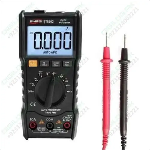 Et8102 Pocket-Sized True Rms Multimeter (1000V/10A) 1