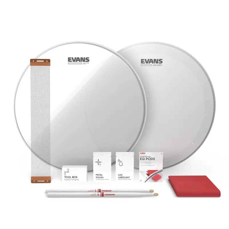 Evans Hd Dry Snare Drum Head Tune-Up Kit – 14" 1