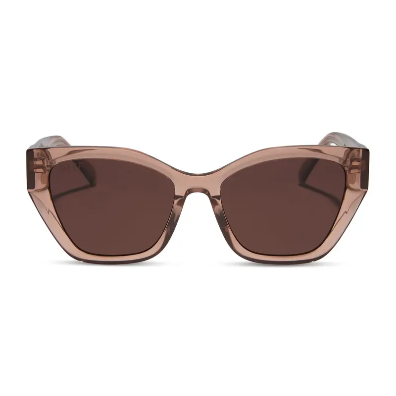 Evie Café Ole Sunglasses: Brown Frame With Polarized Brown Lenses 1