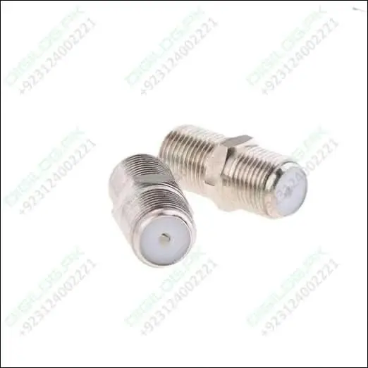 F-Type Female-To-Female Coaxial Cable Coupler Adapter 1