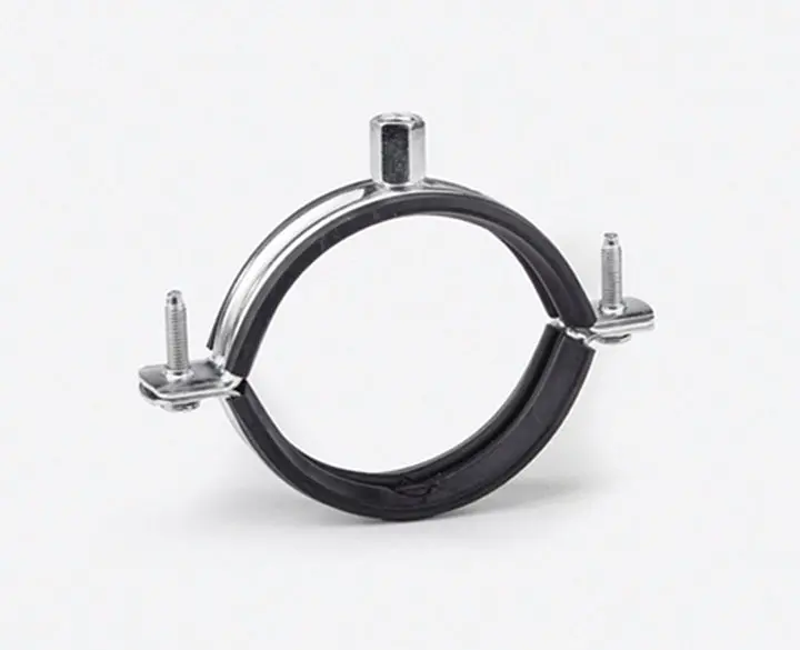 Galvanized Rubber-Lined Isoclips For Vibration Isolation In Ductwork 1