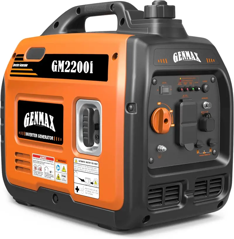 Gm2200I Portable Inverter Generator – 2200W Ultra-Quiet Gas-Powered Backup Unit For Home & Outdoor Use 1