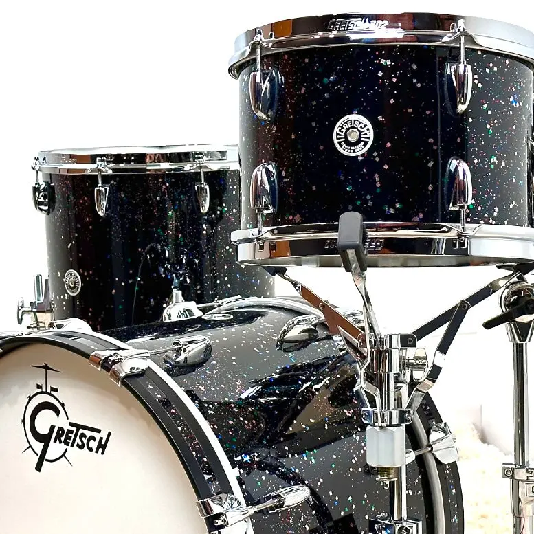 Gretsch Brooklyn Series Drum Kit (13"–16"–22") – Mardi Gras Finish, Used 1