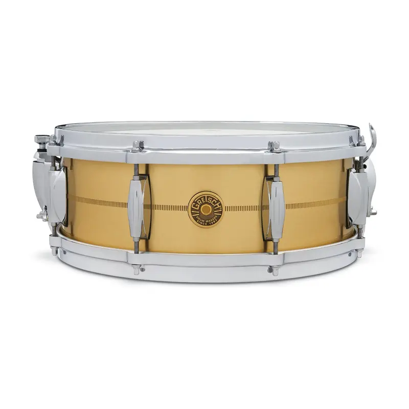 Gretsch Usa Custom Limited-Edition 5X14 Bell Brass Snare Drum 1