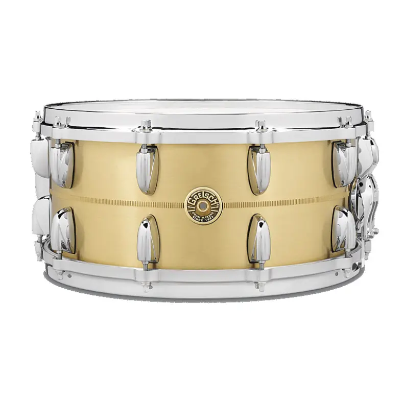 Gretsch Usa Custom Limited-Edition 6.5X14 Bell Brass Snare Drum 1