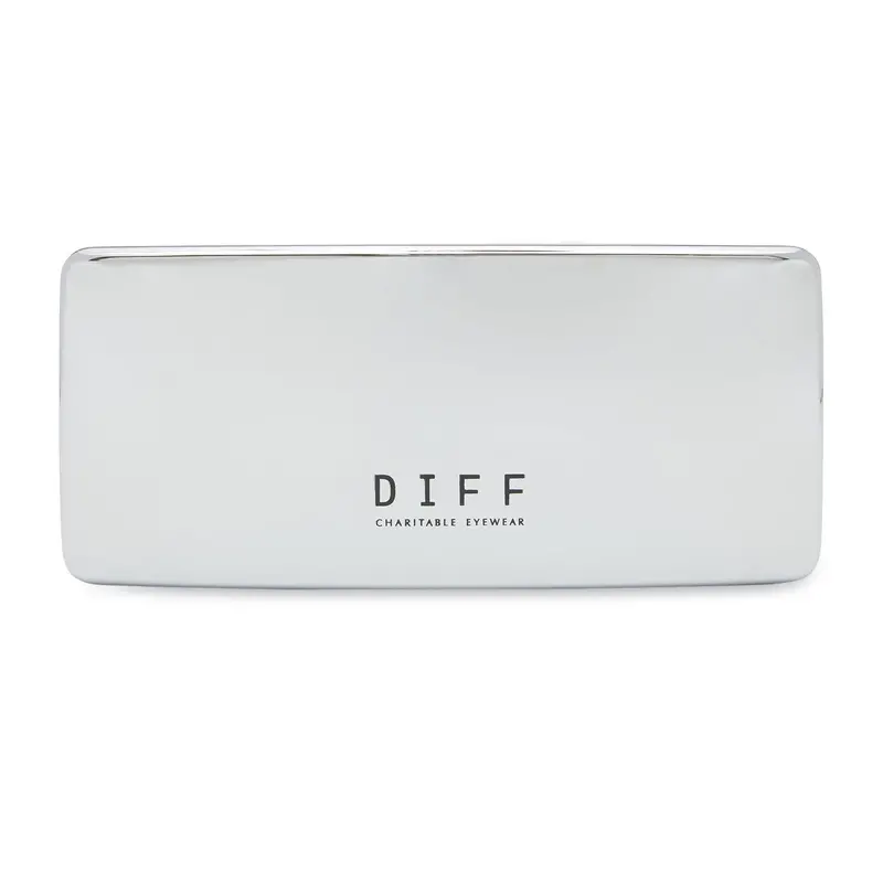 Hard Chrome Silver Protective Case For Eyewear 1
