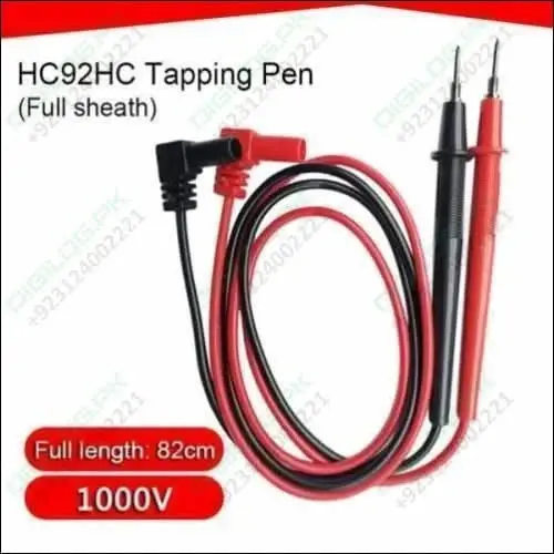 Hc92 Heavy-Duty Meter Test Lead Set With Insulated Probes And Alligator Clips 1