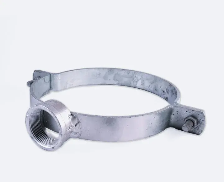 Heavy-Duty Hot-Dip Galvanized Pipe Clamp With Single 50 Bsp Socket 1