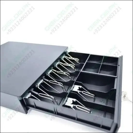 Heavy-Duty Under-Counter Cash Drawer – 7-Bill + 4-Coin Compartment With Mounting Bracket 1