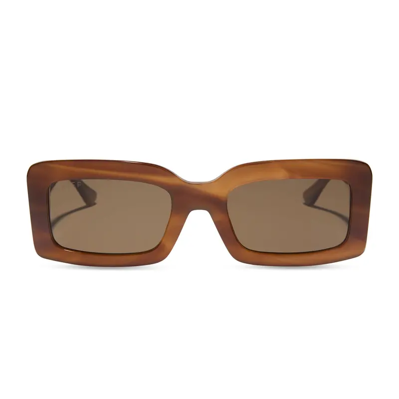 Indy Polarized Sunglasses In Tawny Tortoise Frame With Brown Lenses 1
