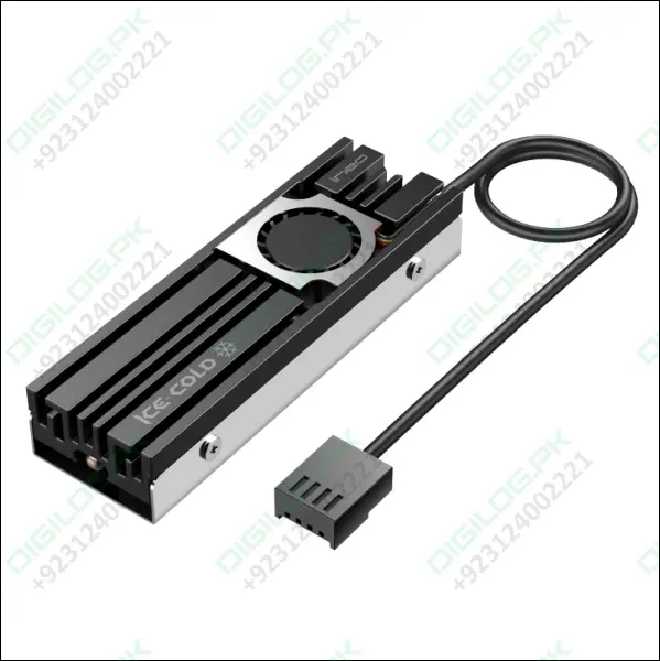 Ineo C2600-Ii M.2 Nvme Ssd Cooler – 2280 Heatsink With Integrated 20Mm Fan 1