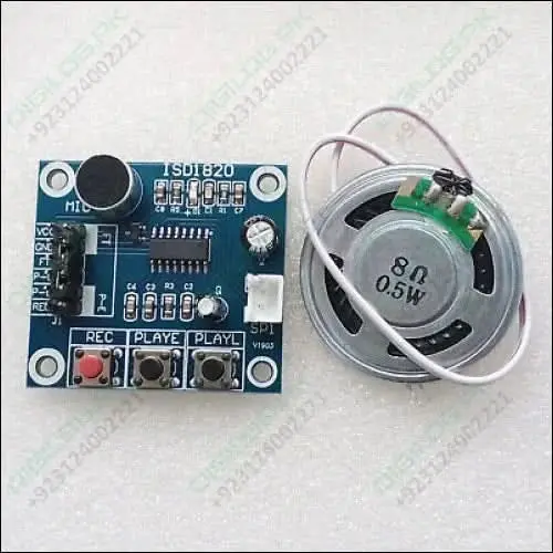 Isd1820 Voice Recording And Playback Module – Integrated Mic And Speaker For Arduino Projects 1