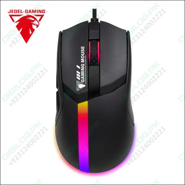 Jedel Gm1401 Rgb Gaming Mouse – 12400 Dpi, 12 Customizable Lighting Modes 1