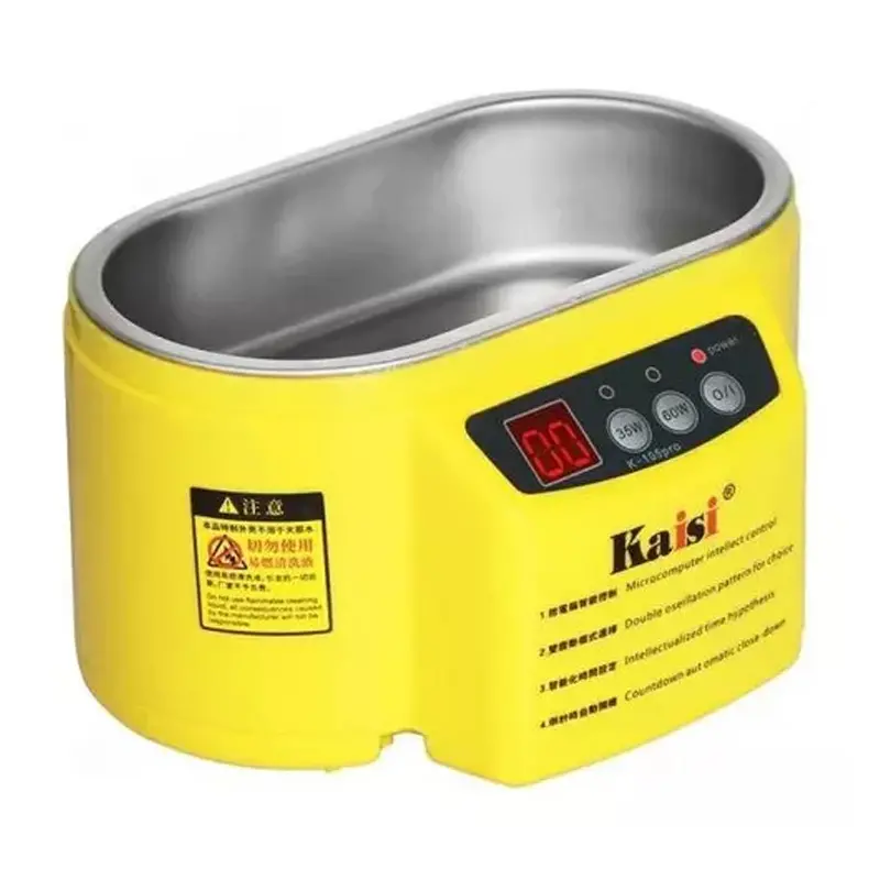 Kaisi K-105Pro Ultrasonic Cleaner – 35W/60W, Compact Benchtop Unit 1