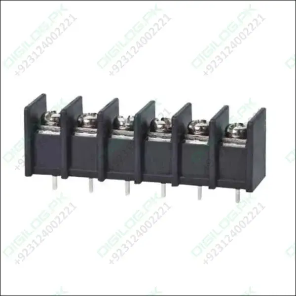 Kf25 6-Pin Screw Terminal Block – 300V, 25A Barrier Strip Connector 1
