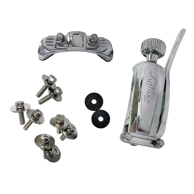 Ludwig P88Ac Atlas Die-Cast Throw-Off & Butt Plate Kit 1