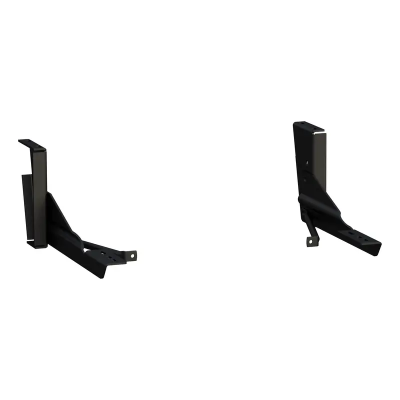 Luverne O-Mega Ii Aluminum Rear Step – 6" X 54", Matte Black, Fits Ford Transit 150/250/350 1