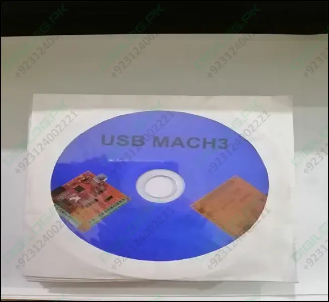 Mach3 Cnc Control Software Usb Installation Disc – Compatible With Standard Cnc Controllers 1