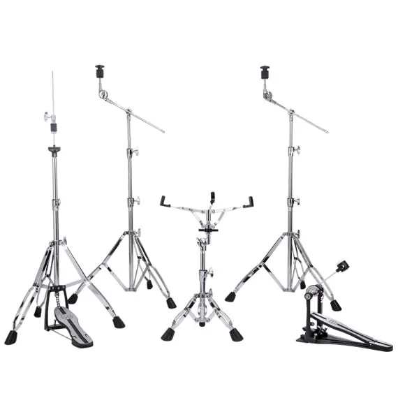 Mapex Hp4005 Venus 400 Series 5-Piece Hardware Pack With Single Bass Pedal – Chrome Finish 1