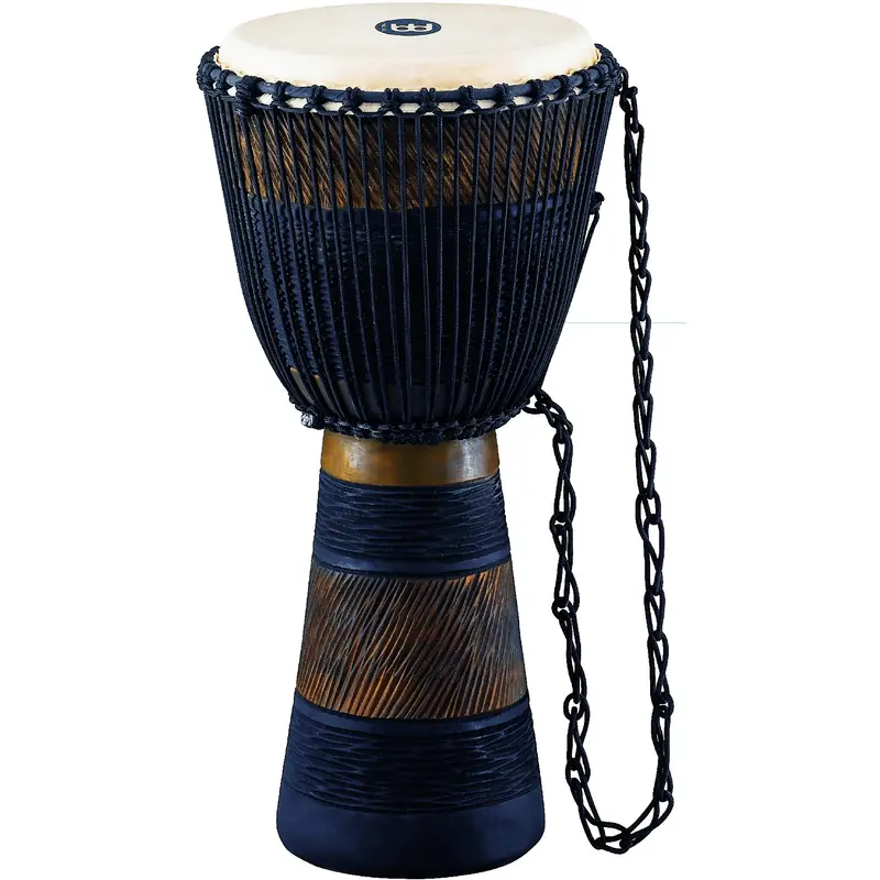 Meinl 12" Earth Series Rope-Tuned African-Style Djembe With Carry Bag 1