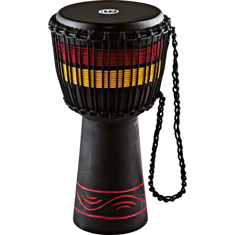 Meinl 13" Fire Rhythm Rope-Tuned African-Style Djembe 1