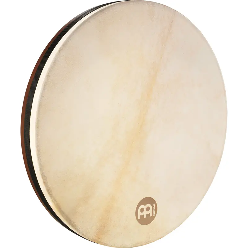 Meinl African Tar – 20" Brown Burl Frame Drum With Natural Goat Skin Head 1