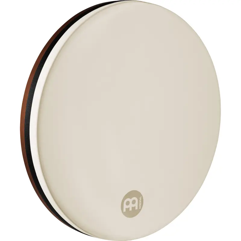 Meinl African Tar – 20" Brown Burl Frame Drum With True Feel Synthetic Head 1