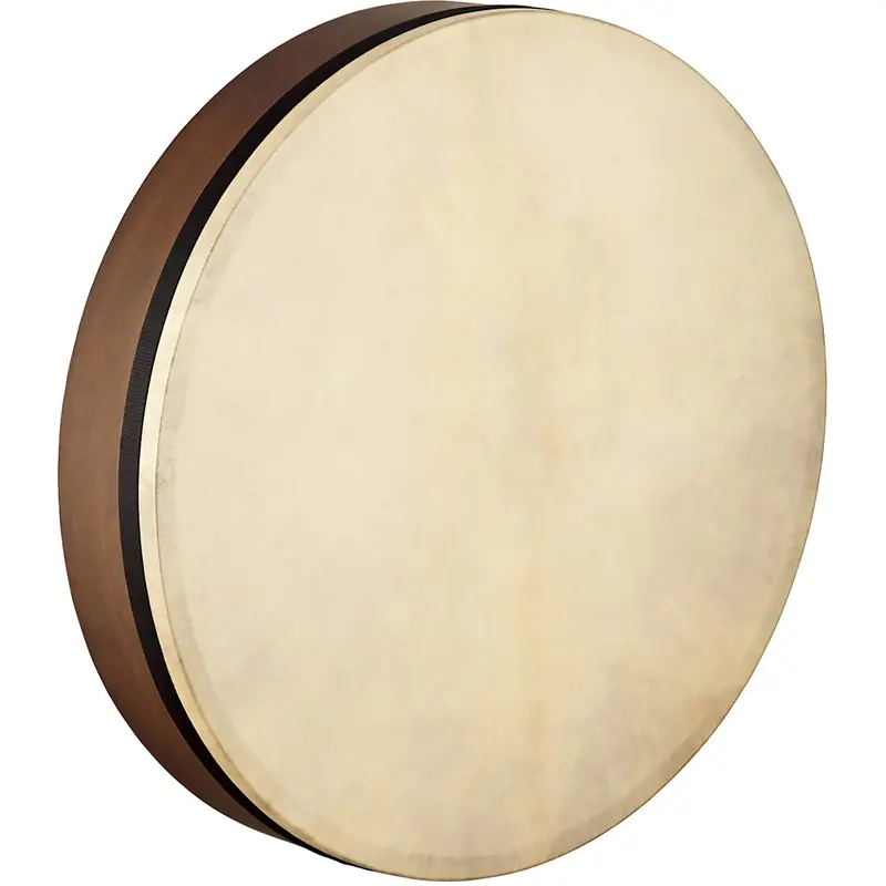 Meinl Artisan Mizhar – 22" Walnut Brown Frame Drum With Genuine Goat Skin Head 1