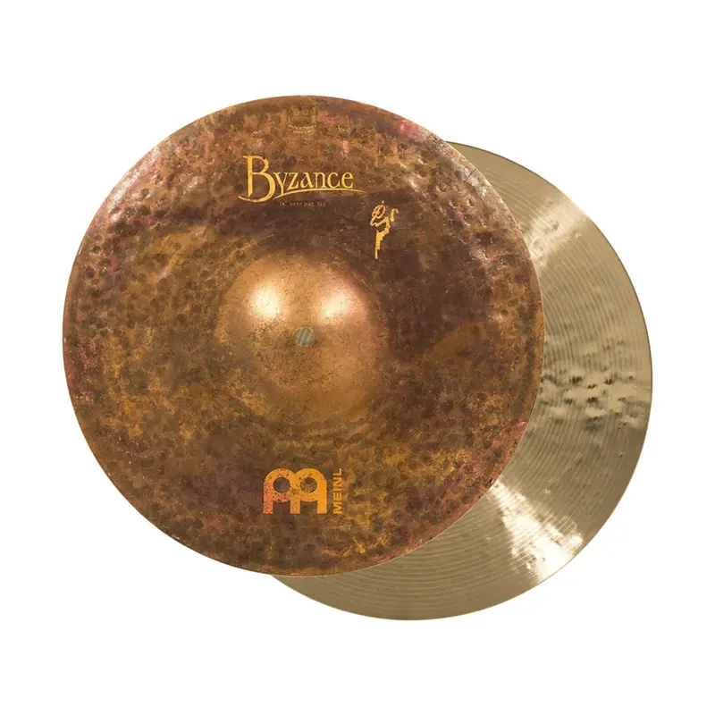 Meinl Byzance Vintage Sand Benny Greb 14" Hi-Hats – Dry, Gritty Vintage Texture 1
