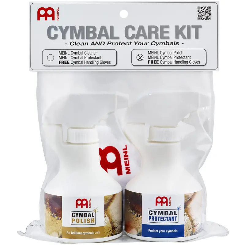 Meinl Cymbal Care Kit – Polish + Protectant Bundle 1