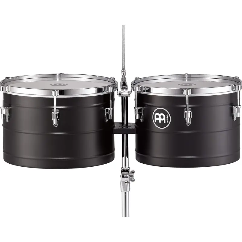 Meinl Marathon Timbales – 14" & 15", Black Powder-Coated Steel 1