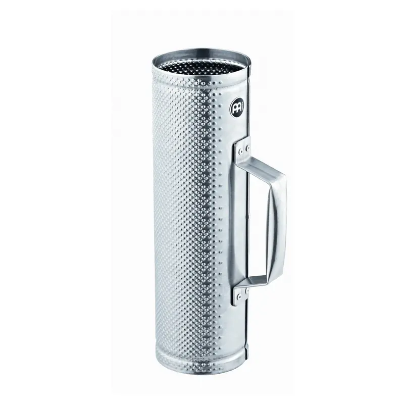 Meinl Mgu2 Merengue Guiro – Small Brushed Steel Body With Built-In Scraper 1