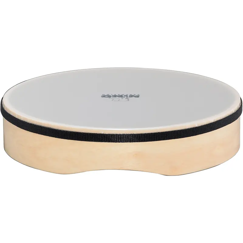 Meinl Nino 12" Natural Wood Hand Drum – Plastic Head Design 1