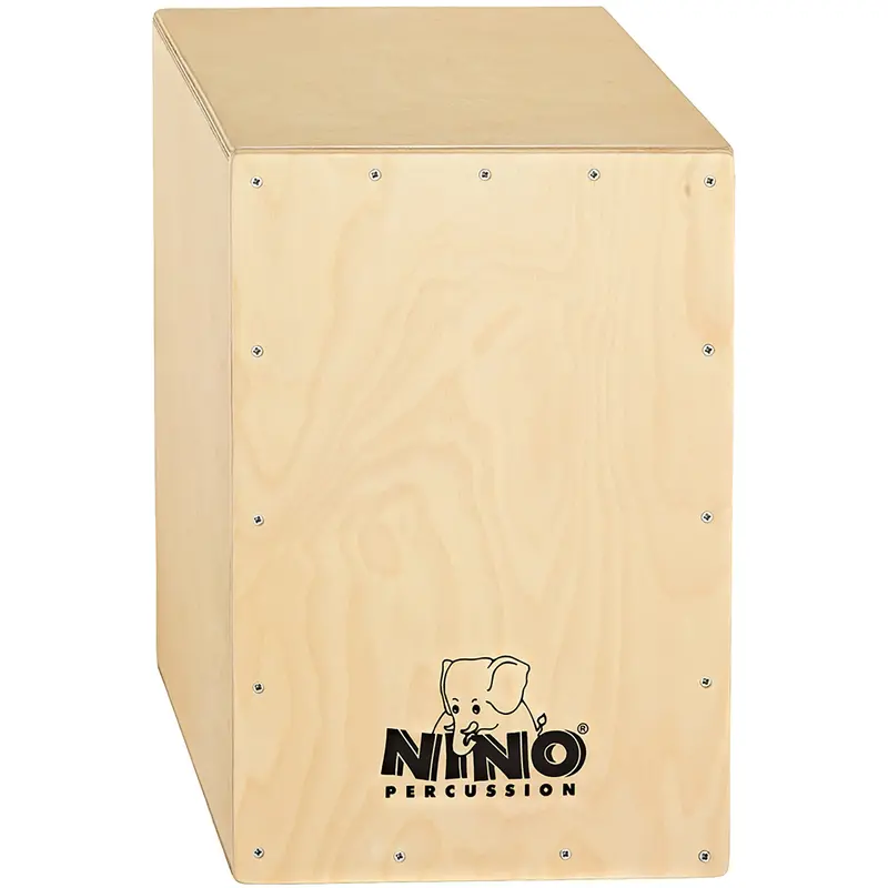 Meinl Nino Birch Cajon – 12" X 17.75" X 11.75", Natural Finish 1