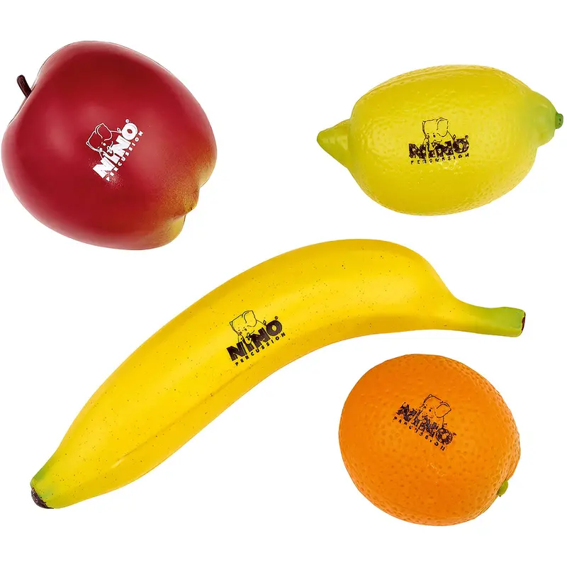 Meinl Nino Botany Fruit-Shaped Shaker Set (4-Piece) 1