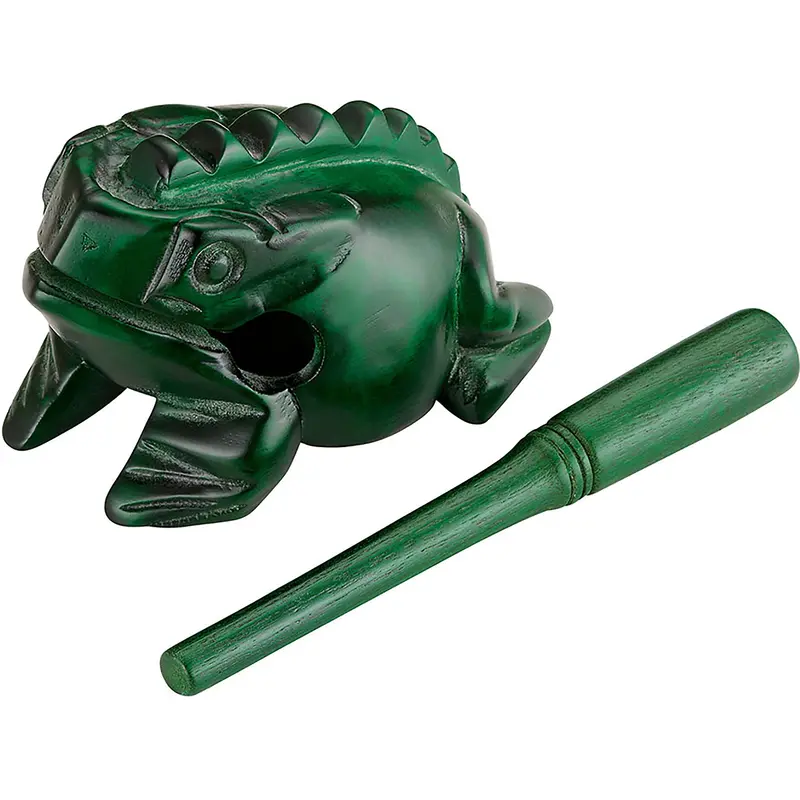 Meinl Nino Wood Frog Shaker – Medium Green 1