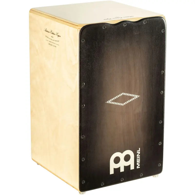 Meinl Soleà Cajon – Ebony Burst Frontplate Design 1