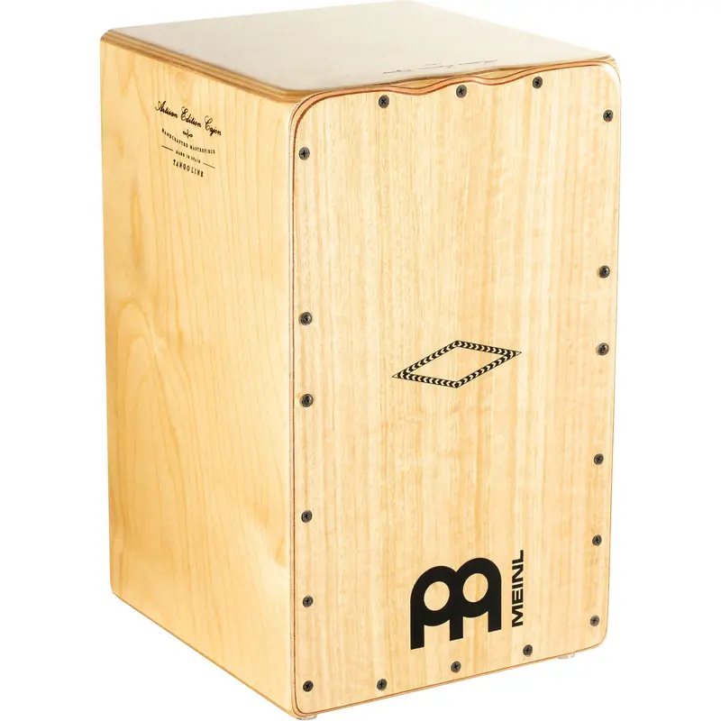 Meinl Tango Line Cajon – Light Eucalyptus Front Plate 1