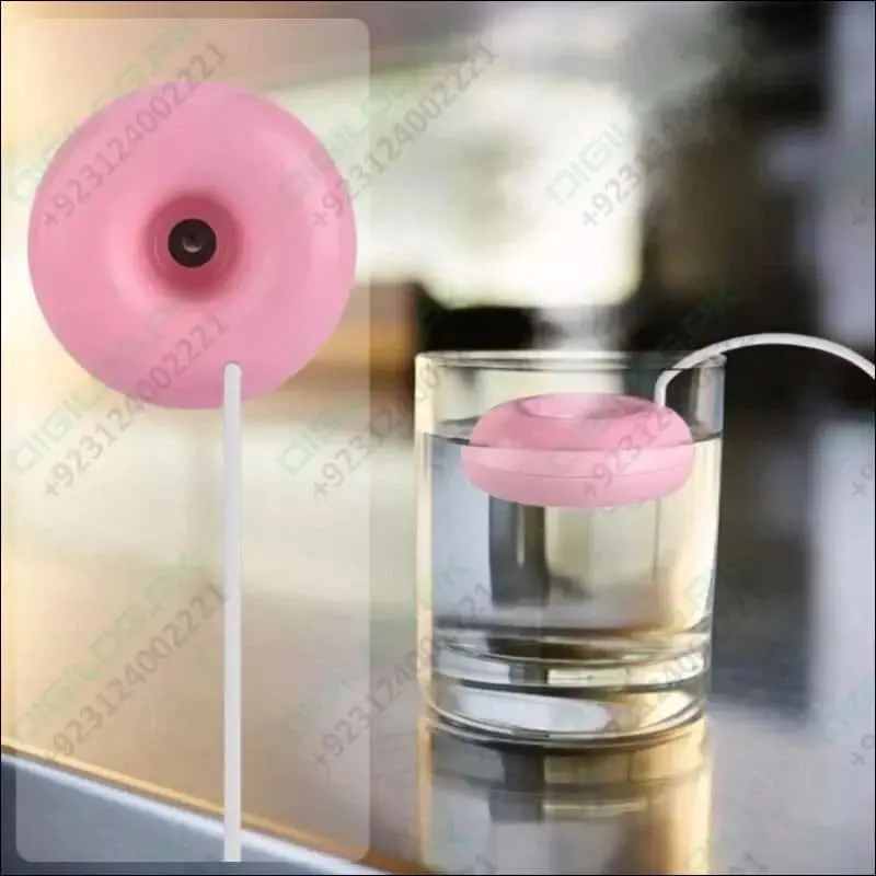 Mini Donut-Shaped Usb-Powered Ultrasonic Humidifier And Aroma Diffuser 1