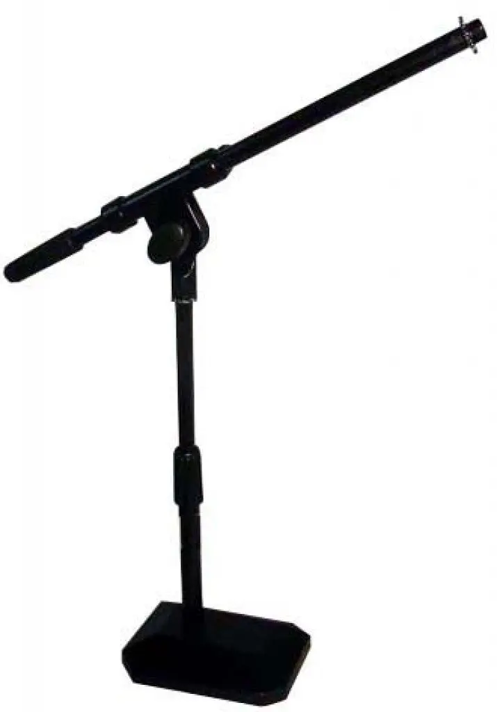 Mis-1112Bk Compact Desktop Microphone Stand With Boom Arm 1